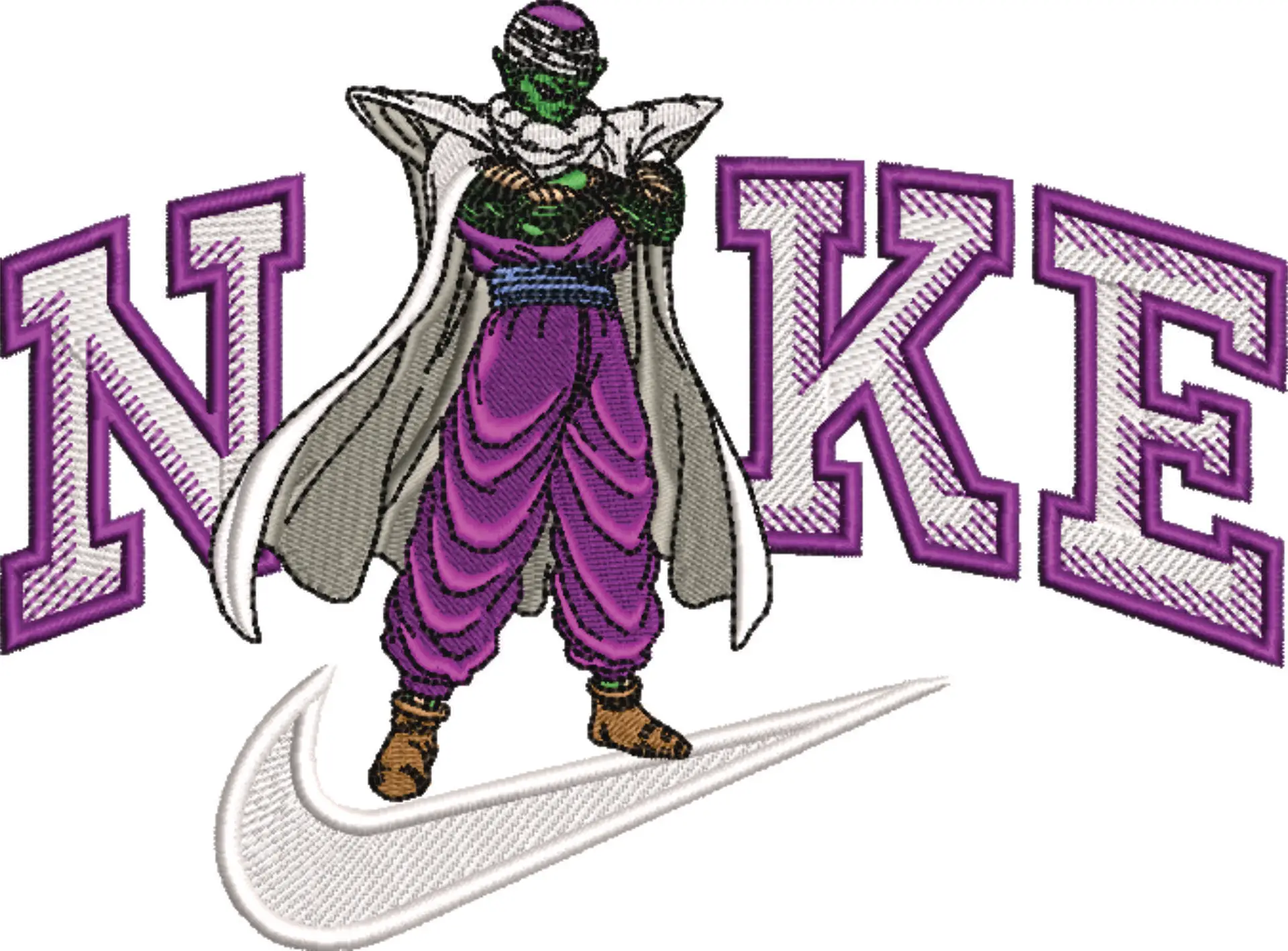 Nike Swoosh King Piccolo - Dragon Ballz - Nike design file - instant download — view 3