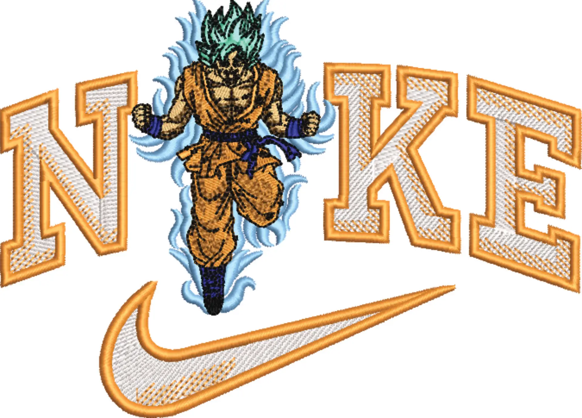 Nike Swoosh Guko - Dragon Ballz - Nike design file - instant download — view 4