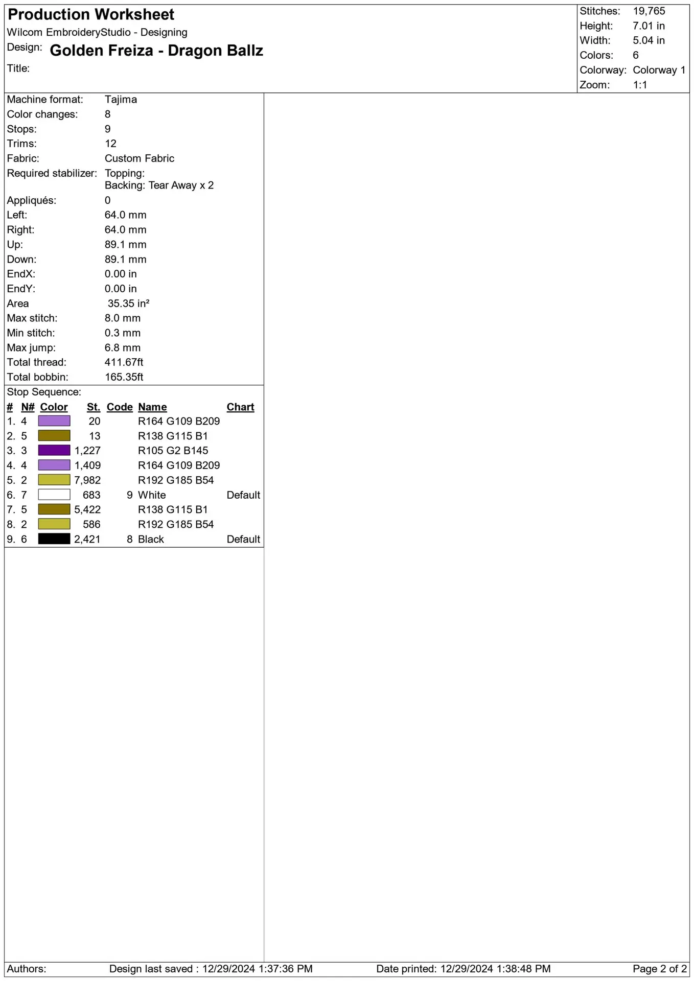 Golden Freiza - Dragon Ballz - Nike design file - instant download — view 3