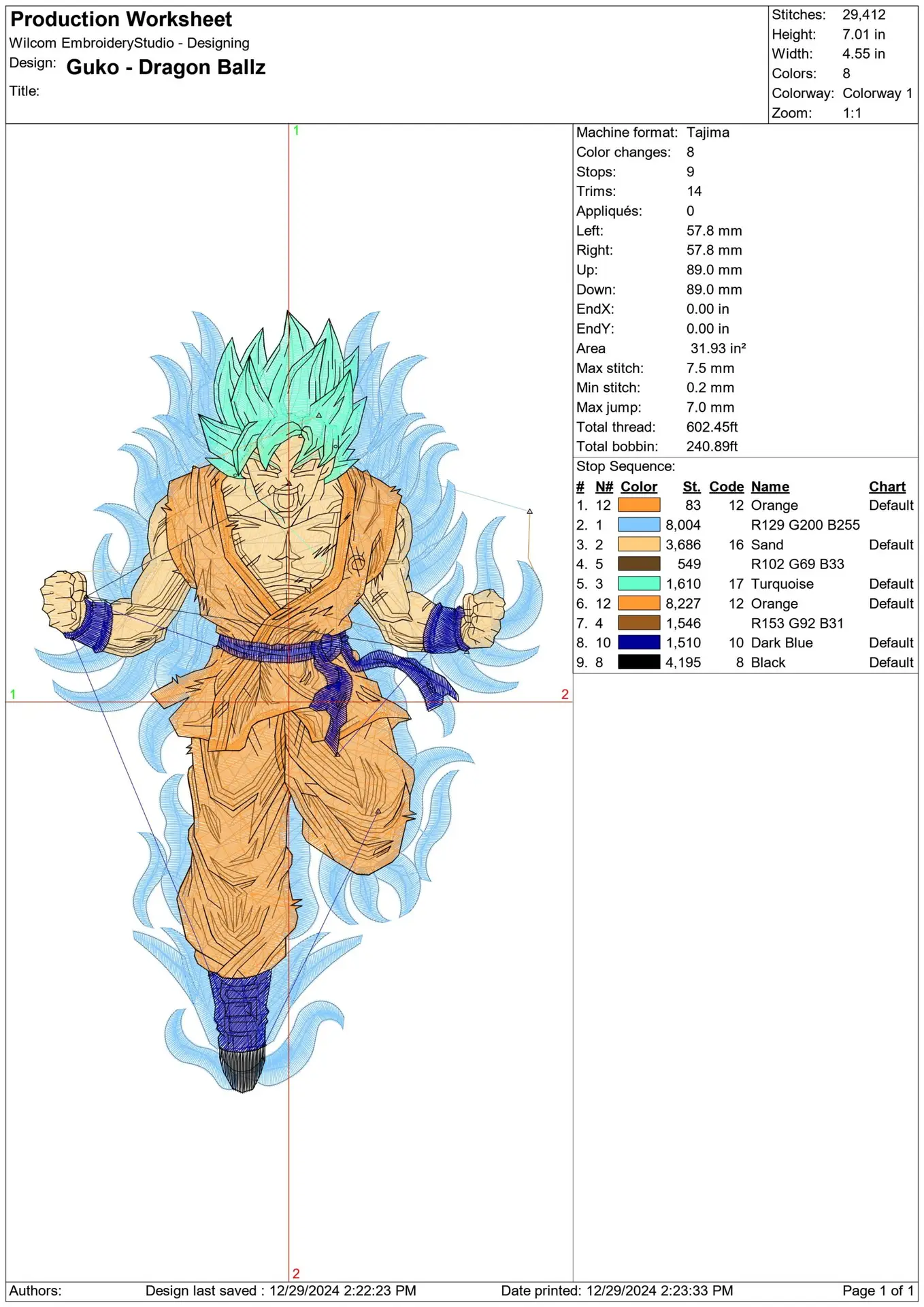 Guko - Dragon Ballz - Nike design file - instant download — view 2