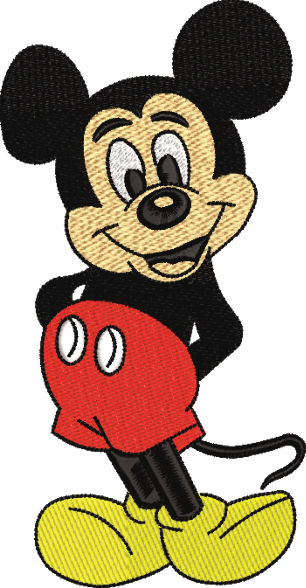 Mickey Mouse - embroidery design file - instant download — view 3