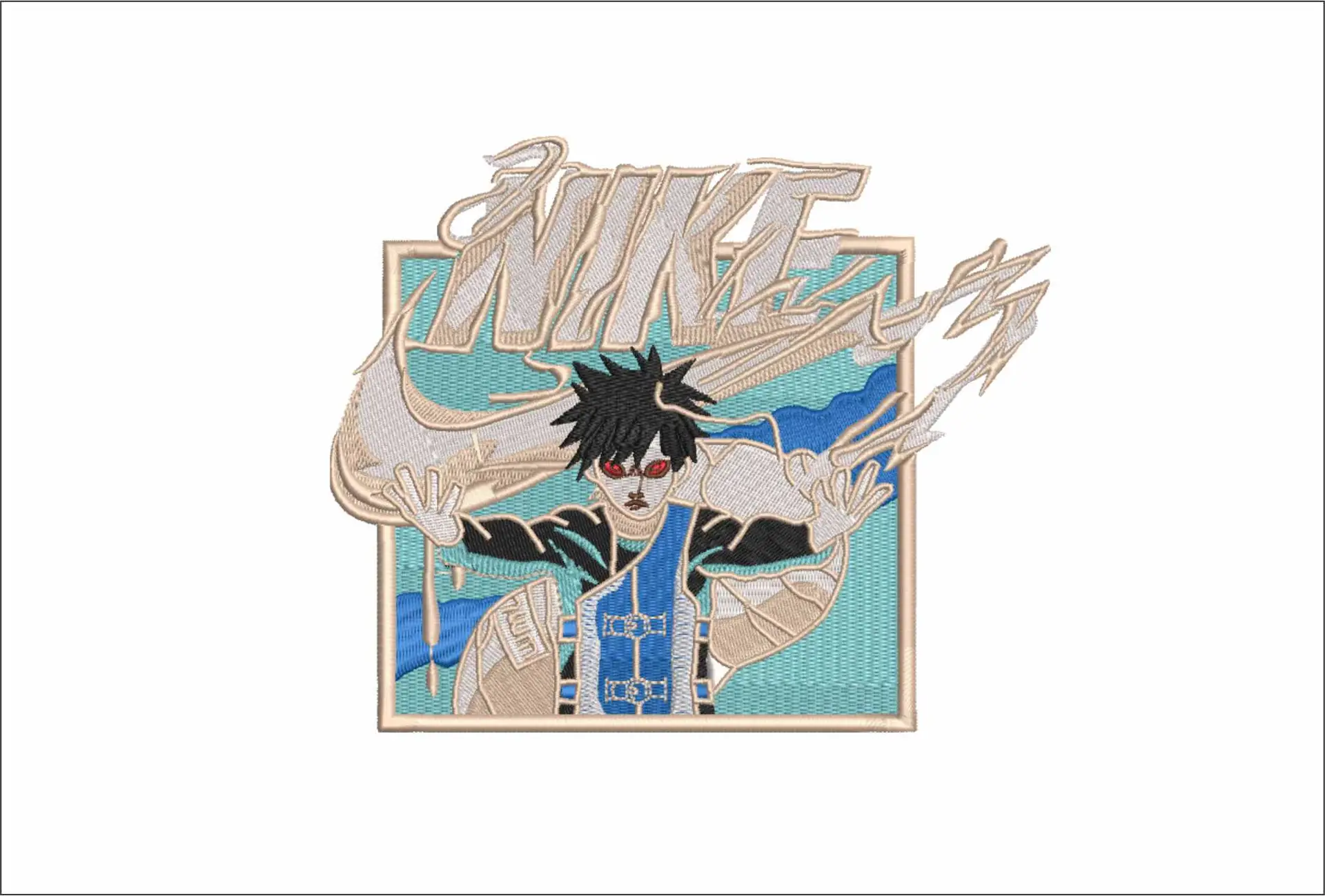 Nike Dabi - Anime - Nike embroidery design - instant download