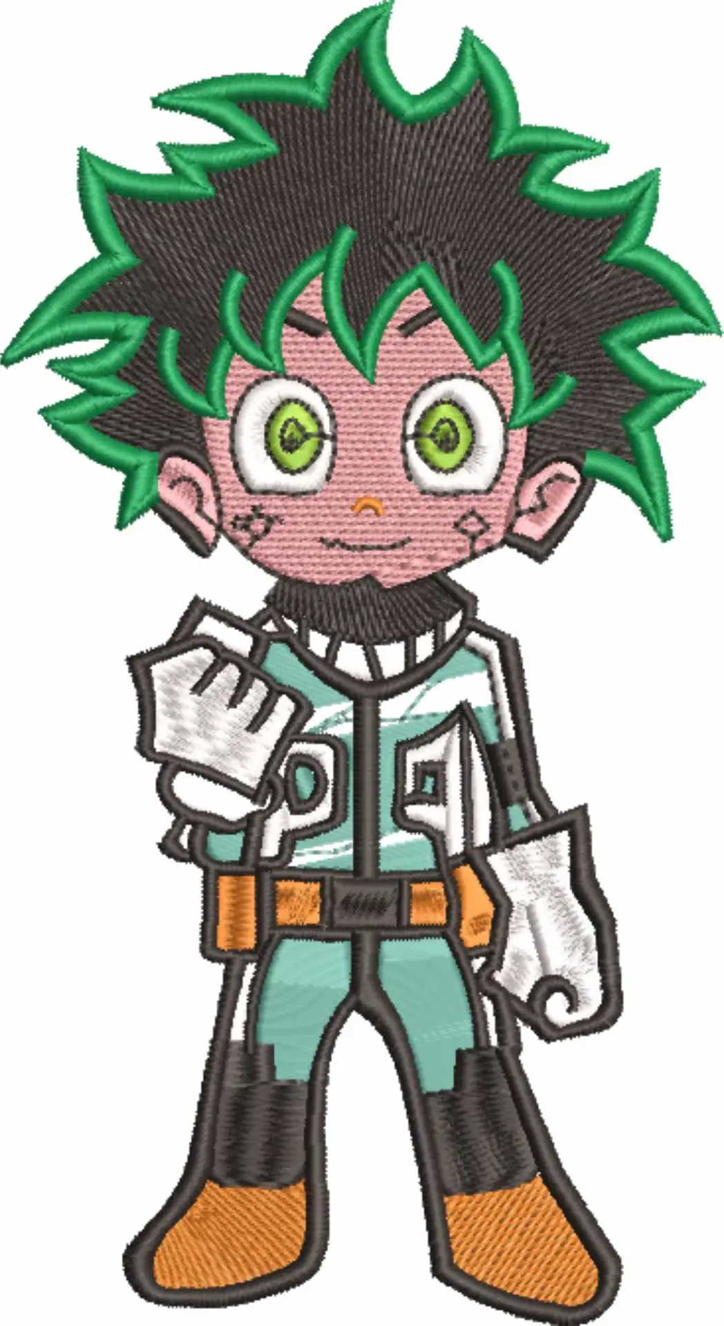 Deku My Hero Academia - Anime - Nike embroidery design - instant download — view 3