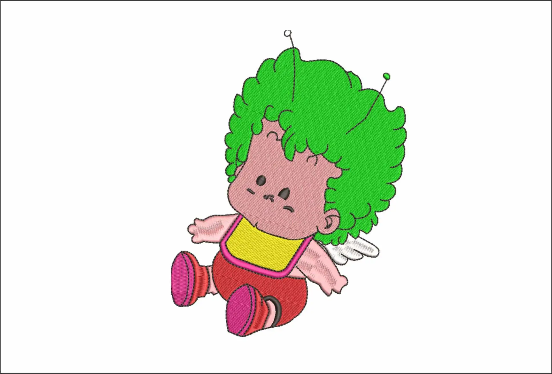 Dr Slump Gatchan - Anime - Nike embroidery design - instant download
