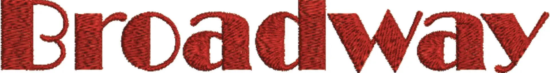 Broadway Embroidery Font Set - 1" 1.5" 2" 2.5" 3" and 4" - Machine Embroidery Alphabet Font - instant download — view 5