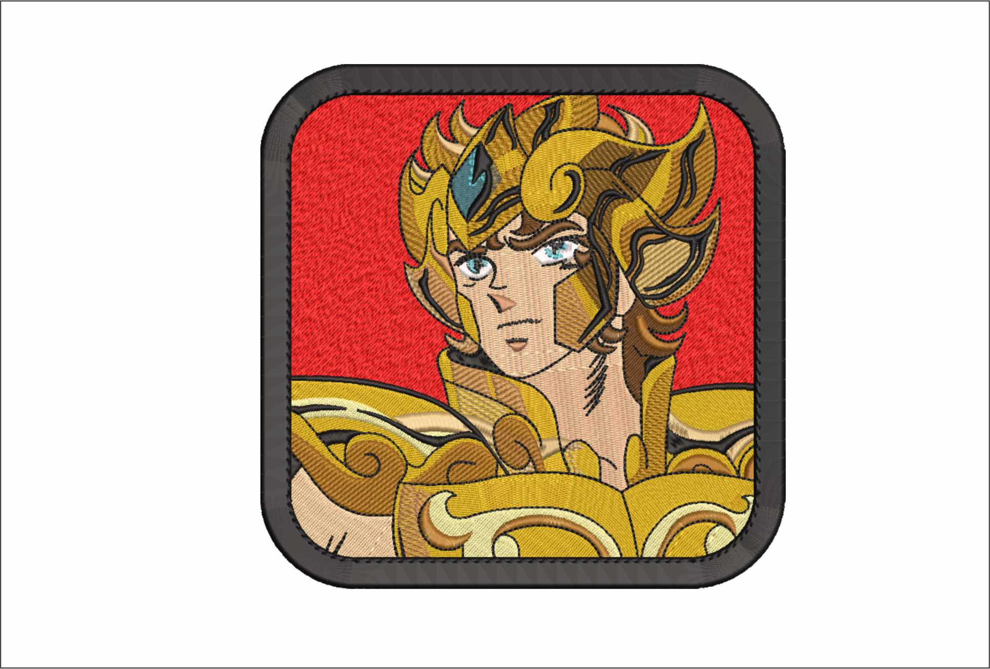 Leo Aioria - Anime - Nike embroidery design - instant download