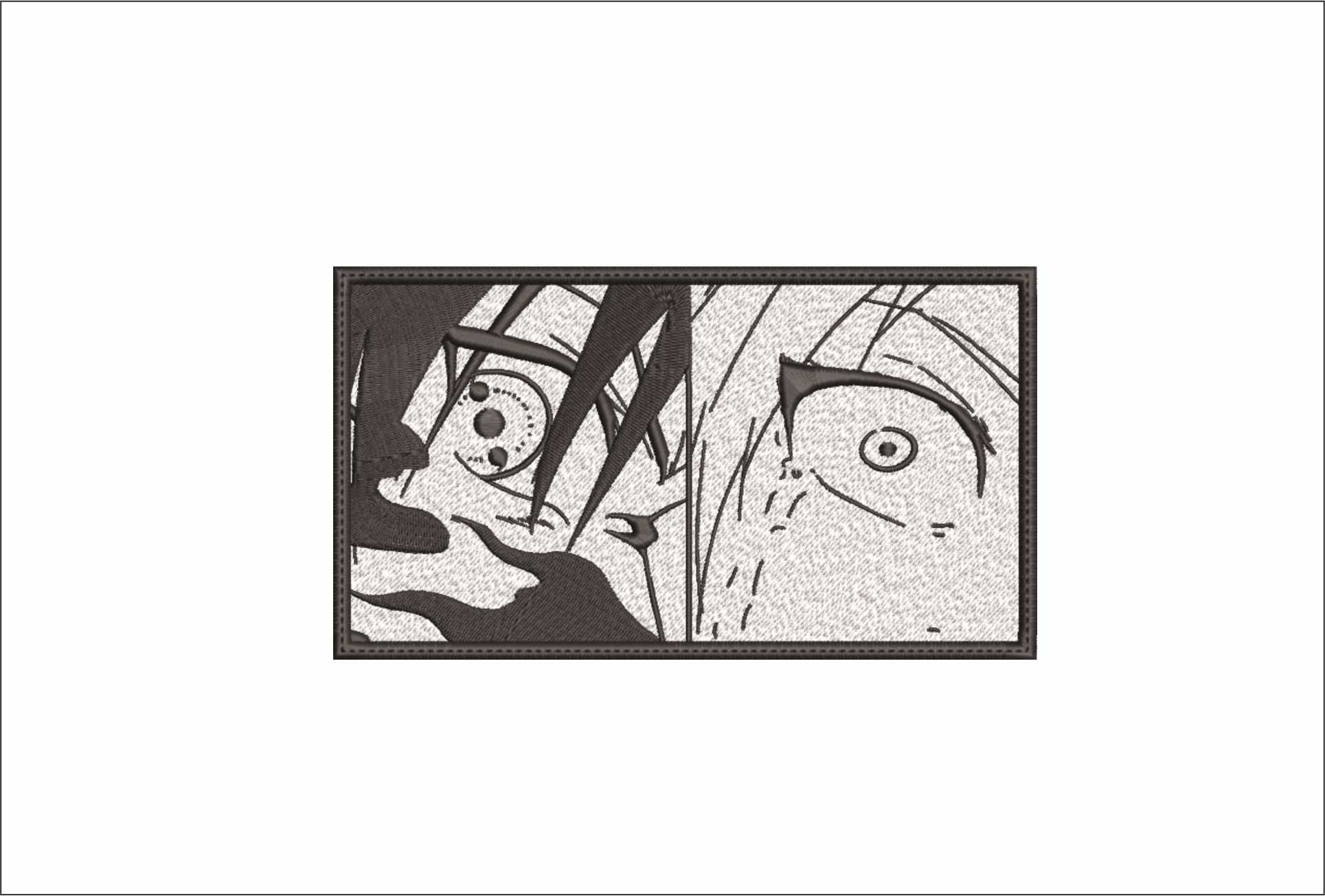 Manga eyes - Anime - Nike embroidery design - instant download
