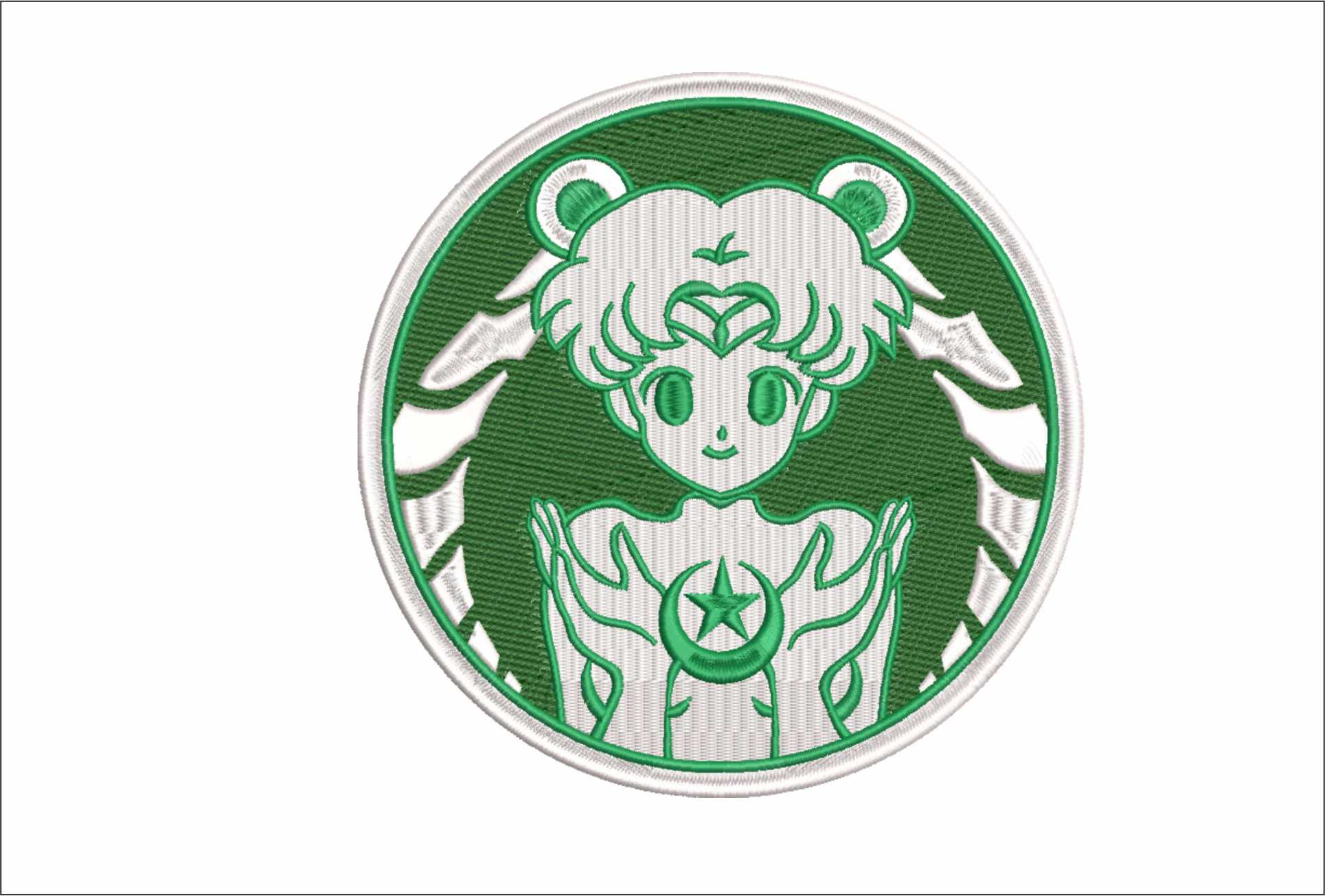 Moon Bucks Coffee Sailor Moon - Anime - Nike embroidery design - instant download