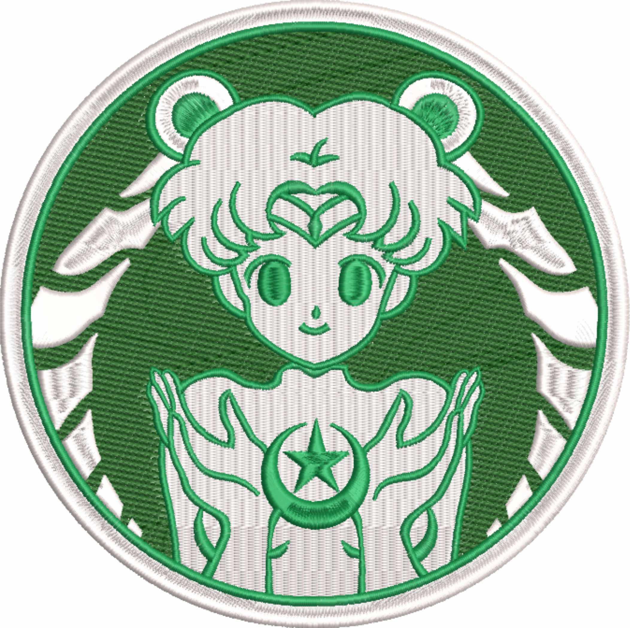 Moon Bucks Coffee Sailor Moon - Anime - Nike embroidery design - instant download — view 4
