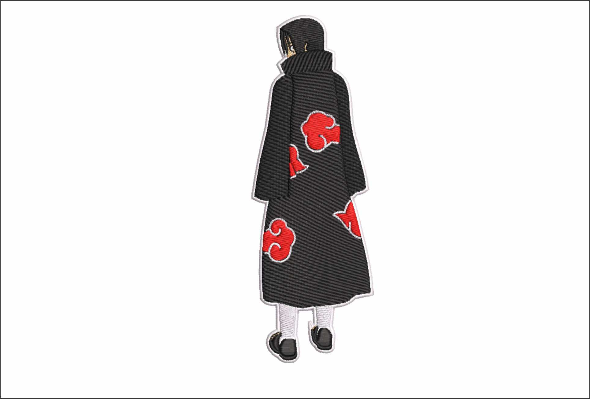 Naruto Shippuden Diedra- Anime - Nike embroidery design - instant download