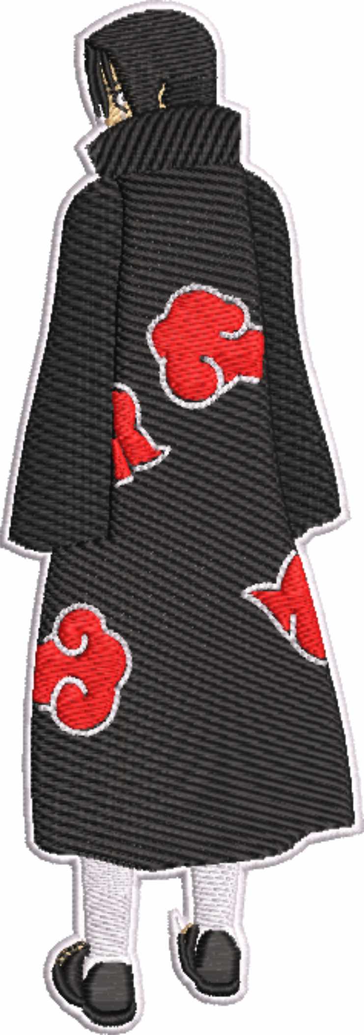 Naruto Shippuden Diedra- Anime - Nike embroidery design - instant download — view 3
