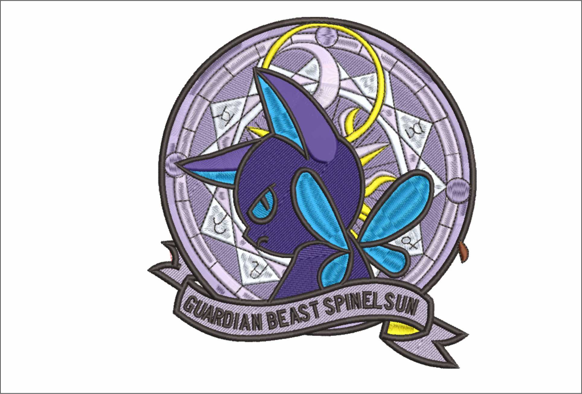 Spinel Sun Guardian Sailor Moon Beast- Anime - Nike embroidery design - instant download