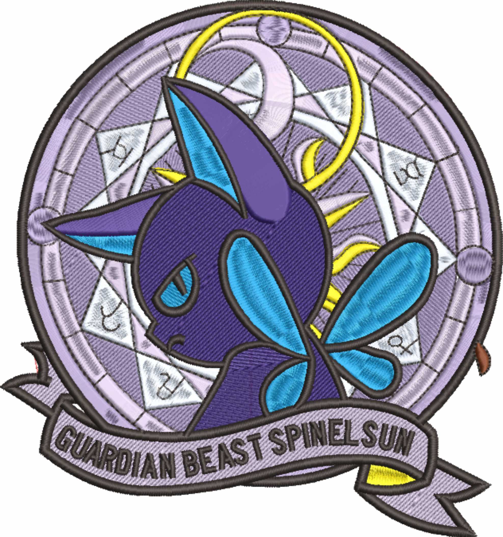Spinel Sun Guardian Sailor Moon Beast- Anime - Nike embroidery design - instant download — view 4