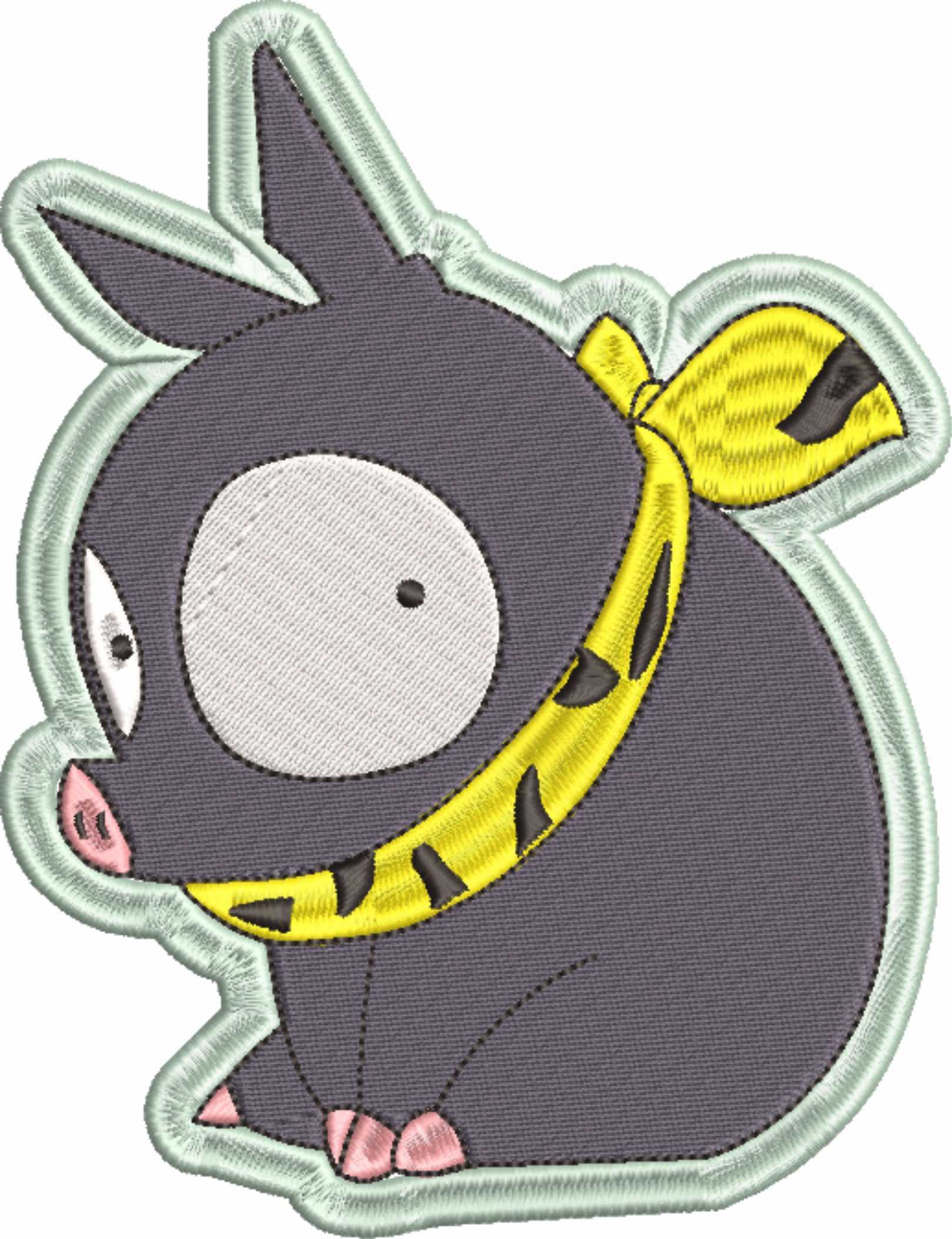 P Chan Ranma - Anime - Nike embroidery design - instant download — view 4