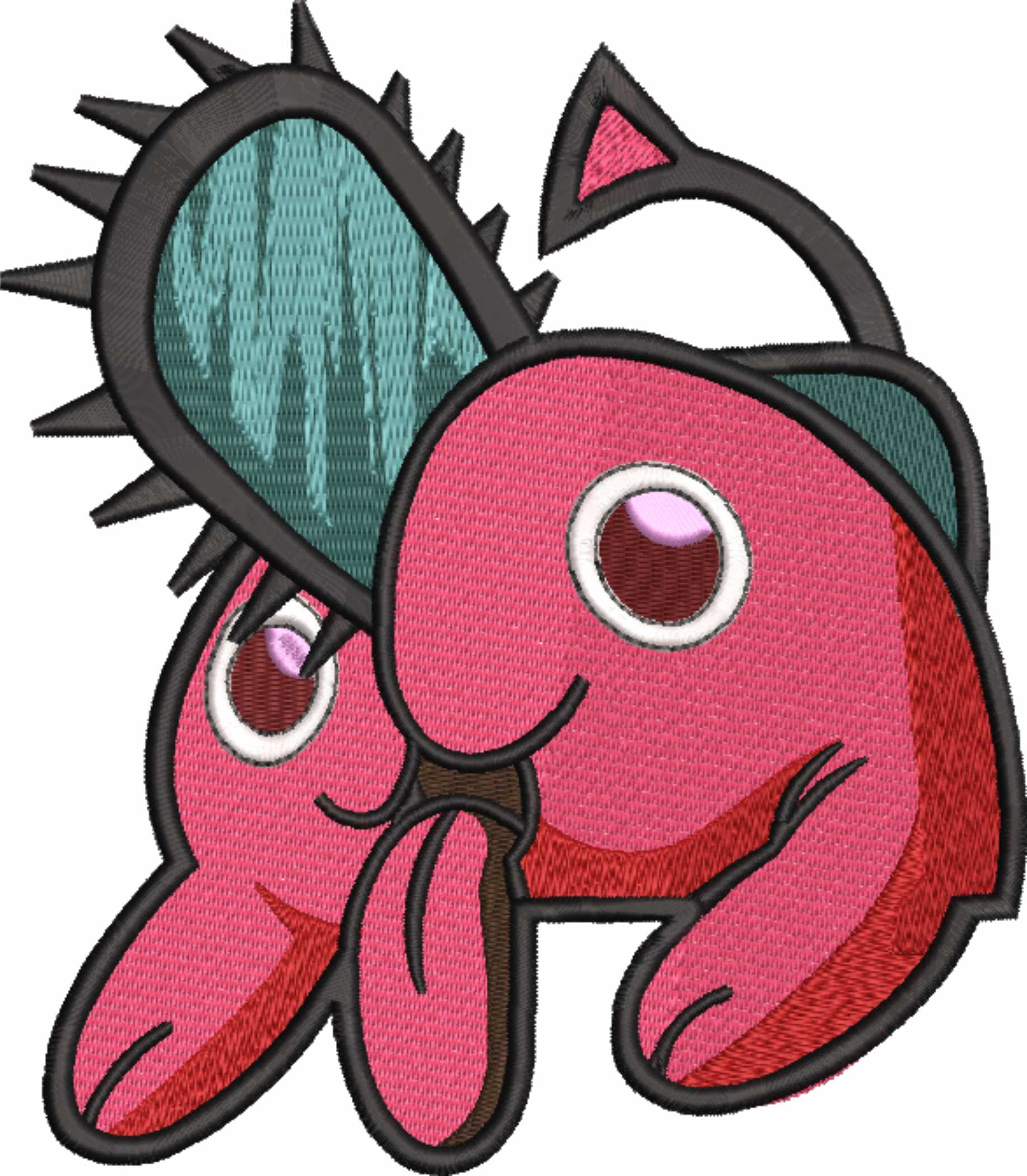 Pochita - Anime - Nike embroidery design - instant download — view 4