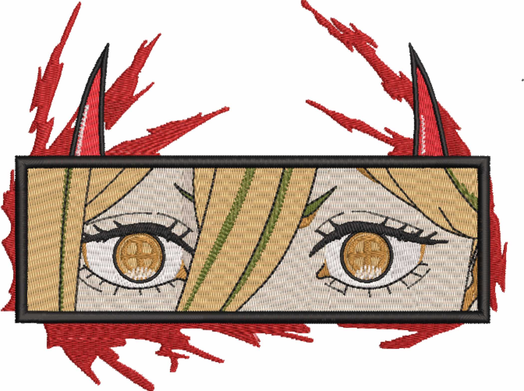 Power Eyes - Anime - Nike embroidery design - instant download — view 4