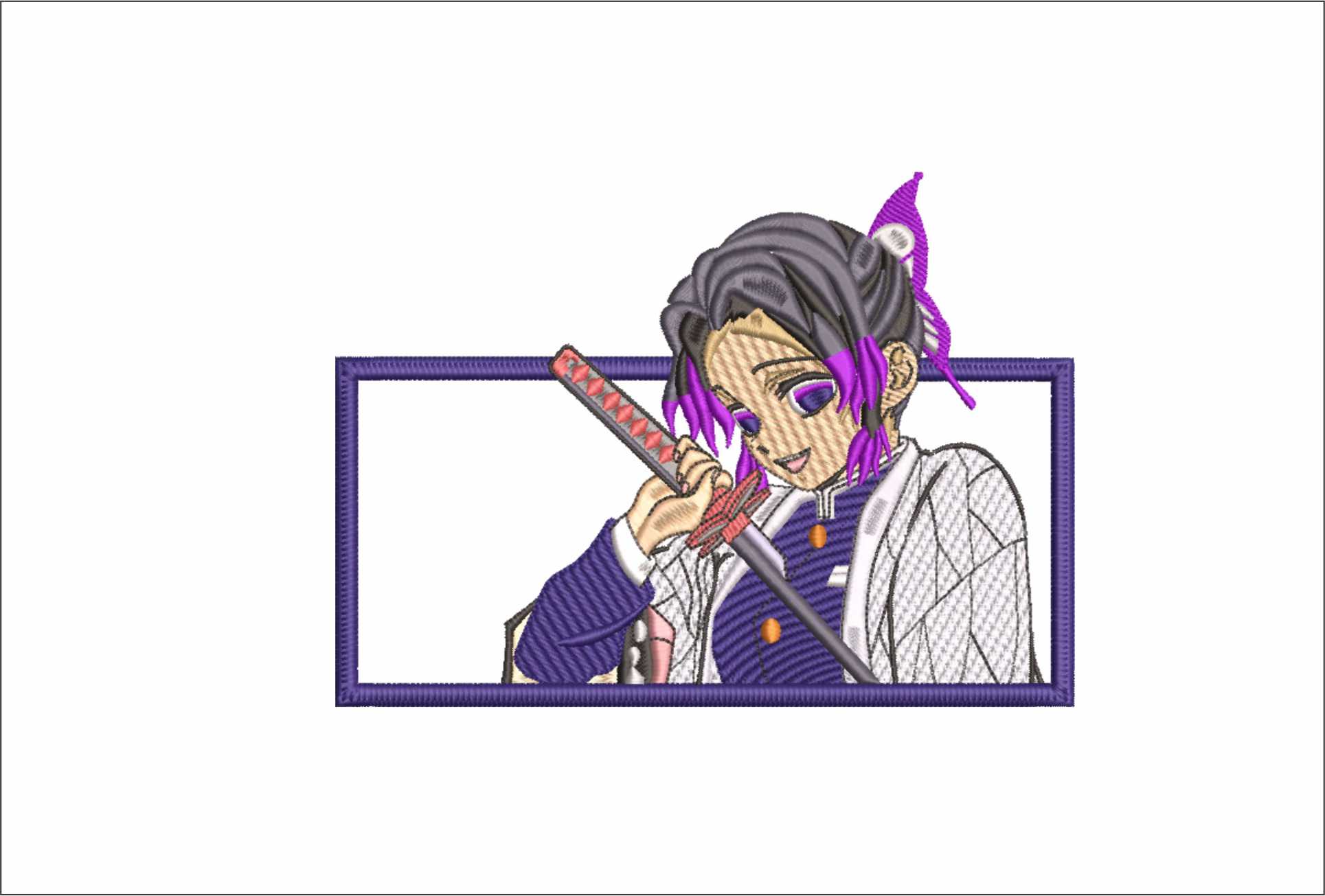 Shinobu Kocho - Anime - Nike embroidery design - instant download