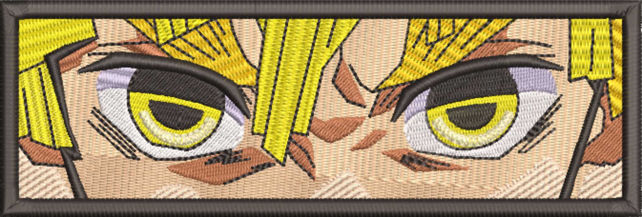 Zenitsu Eyes - Anime - Nike embroidery design - instant download — view 4