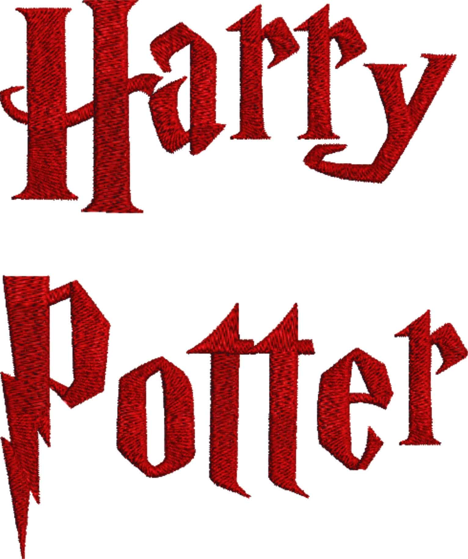 Harry Potter Wizard  Embroidery Font Set - 1" 1.5" 2" 2.5" 3" and 4" - Machine Embroidery Alphabet Font - instant download — view 4