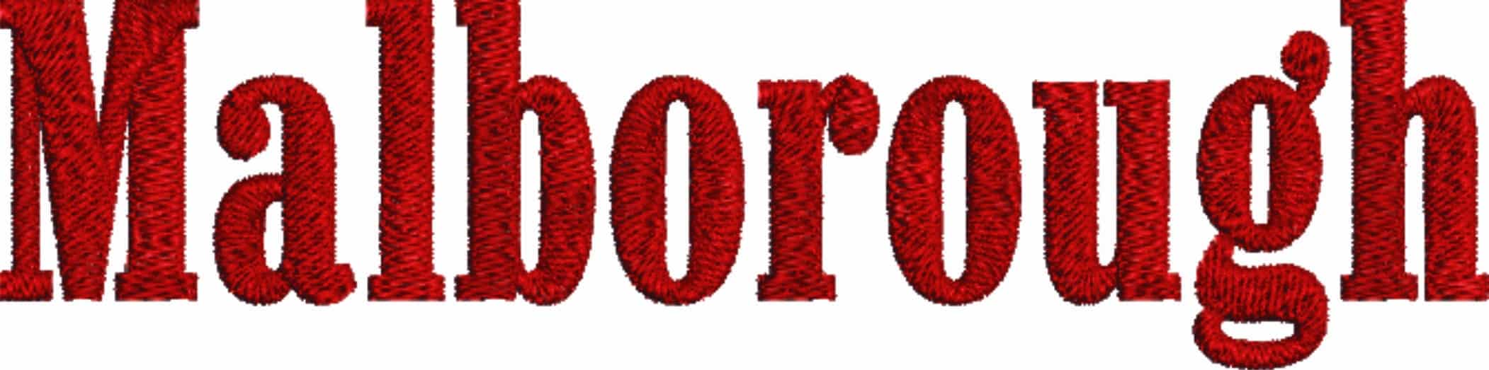 Malborough Embroidery Font Set - 1" 1.5" 2" 2.5" 3" and 4" - Machine Embroidery Alphabet Font - instant download — view 3