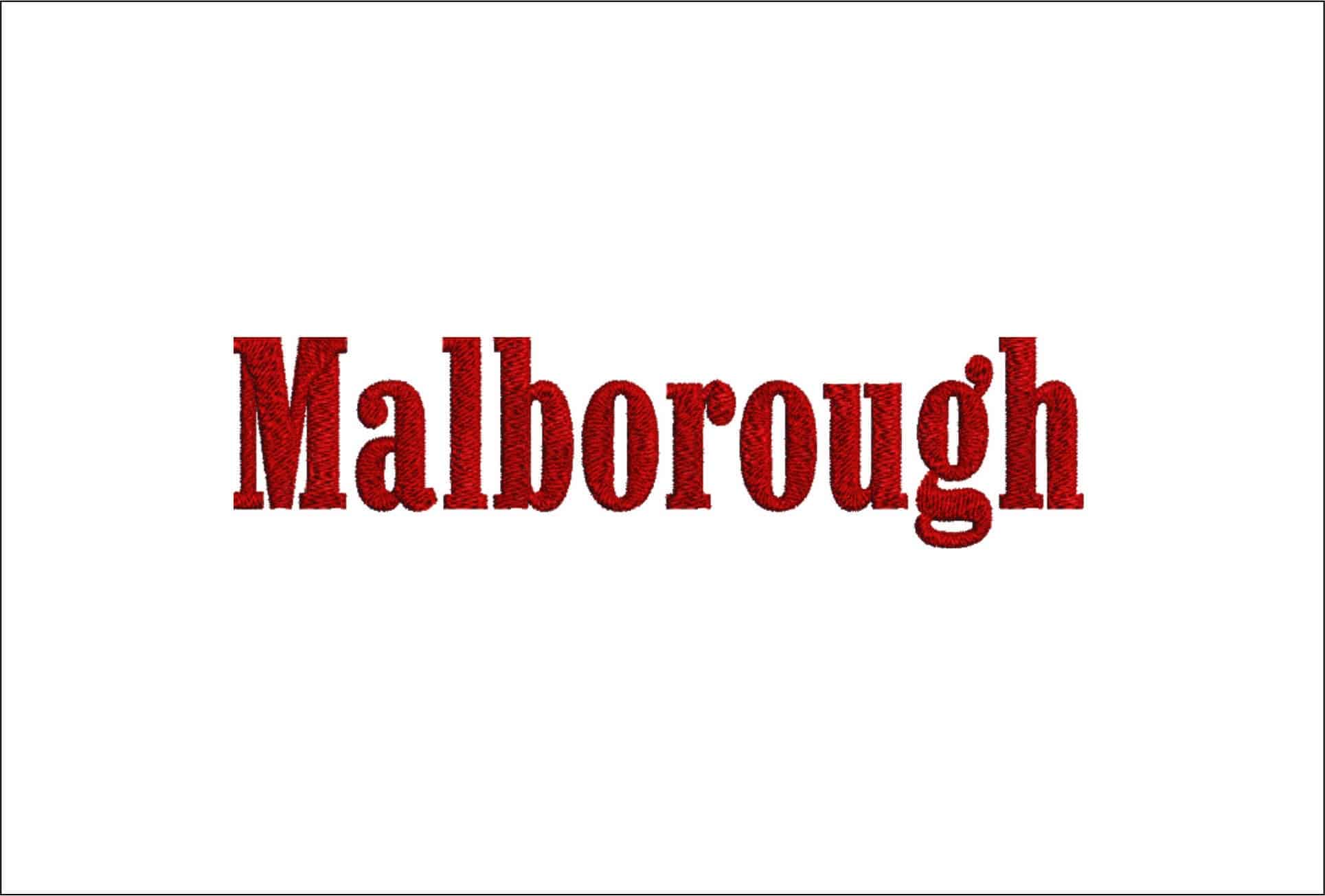Malborough Embroidery Font Set - 1" 1.5" 2" 2.5" 3" and 4" - Machine Embroidery Alphabet Font - instant download