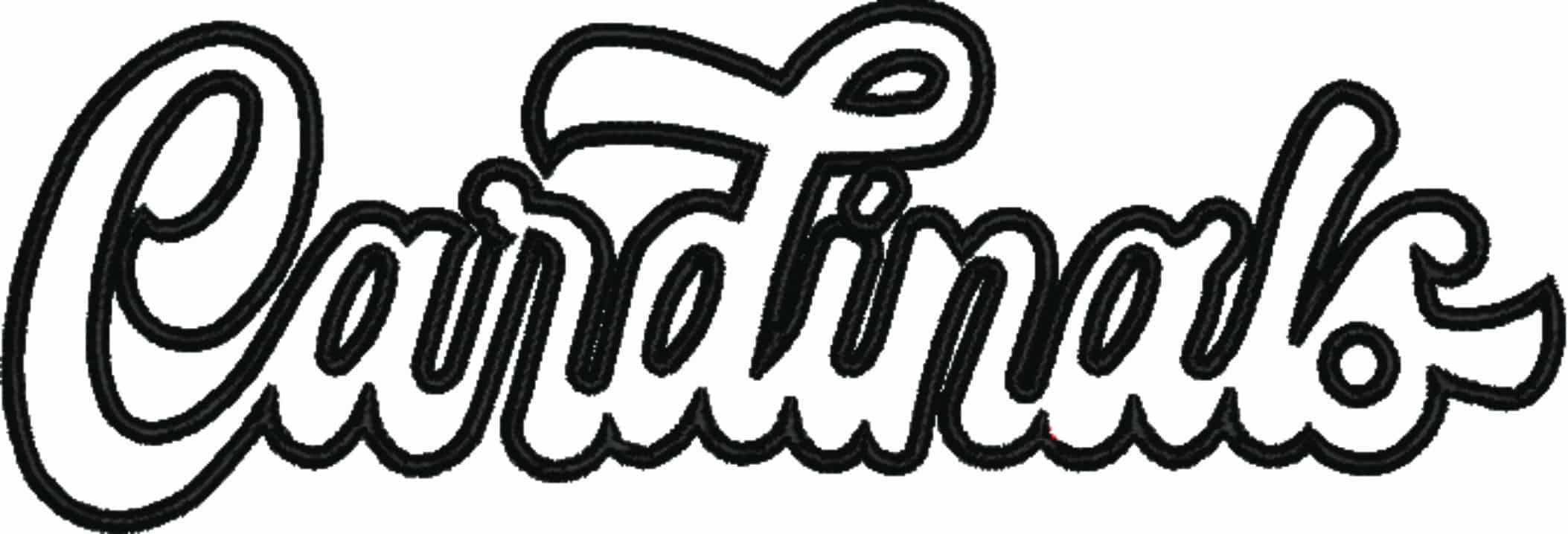 Cardinals Embroidery design file - instant download — view 4