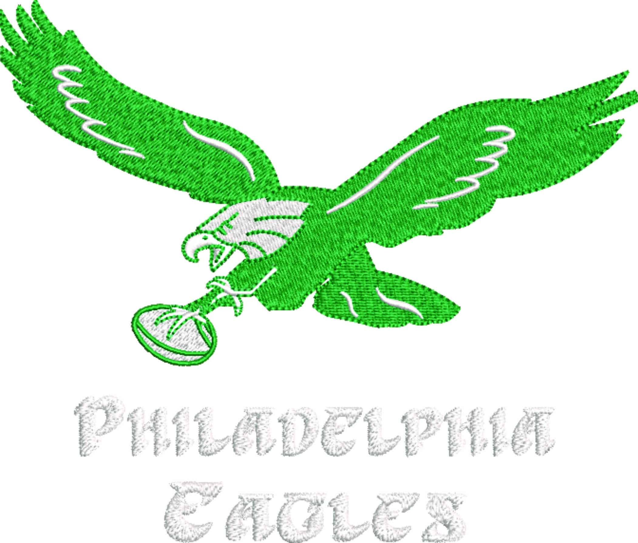 Philadelphia Eagles Name - NFL embroidery design file - instant download — view 5
