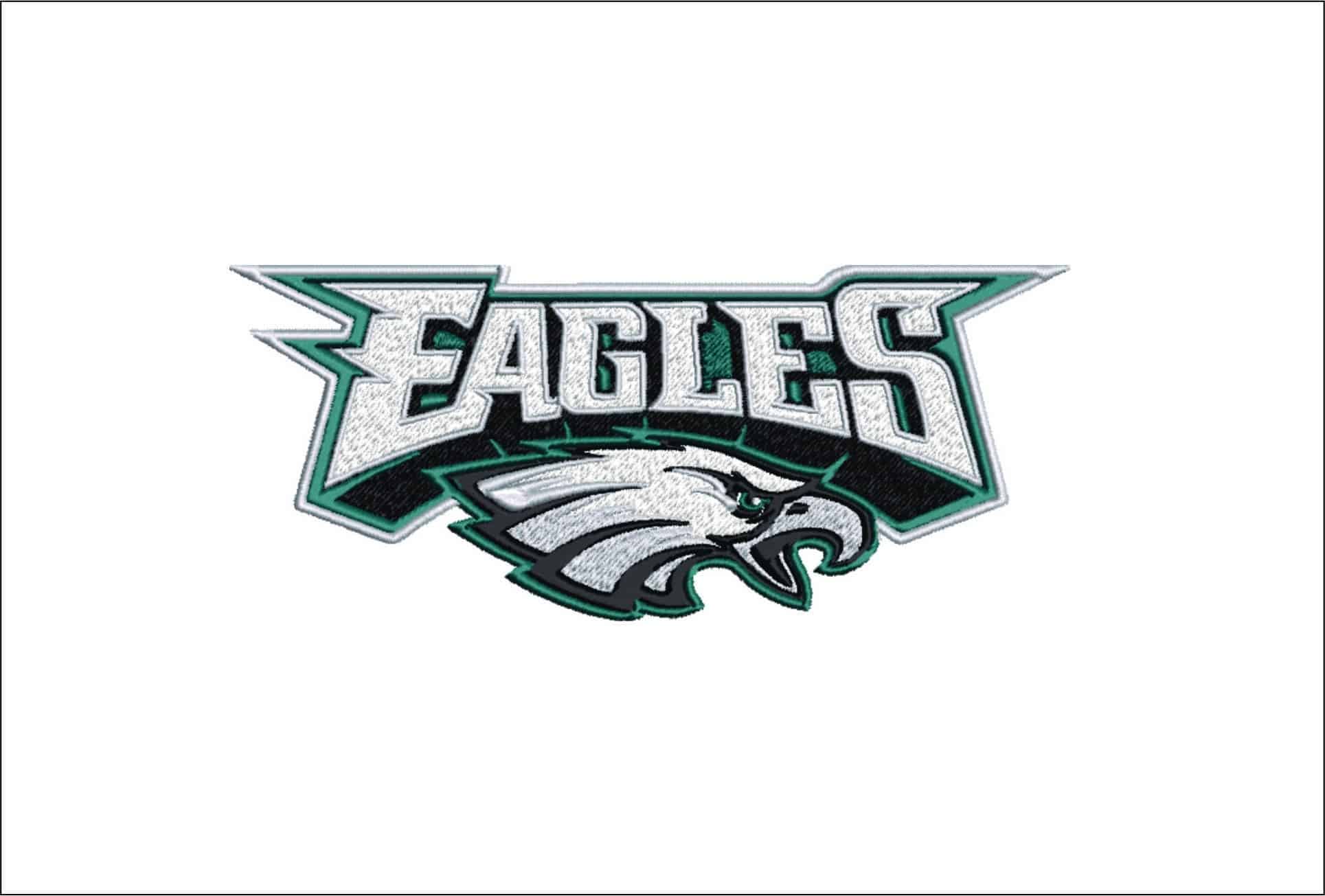 Philadelphia Eagles Logo - NFL embroidery design file - instant download