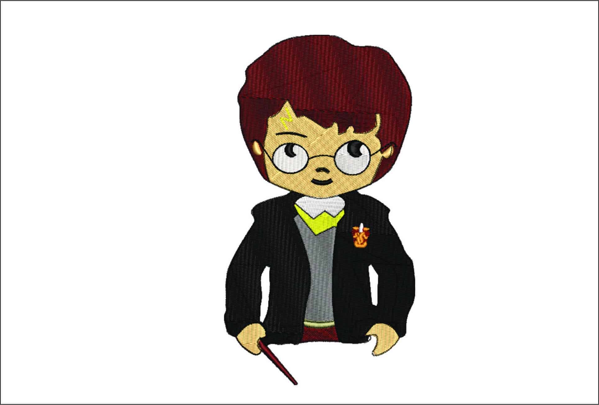 Young Harry Potter - Harry Potter embroidery design file - instant download