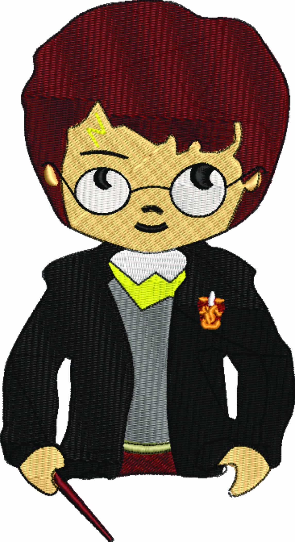 Young Harry Potter - Harry Potter embroidery design file - instant download — view 4