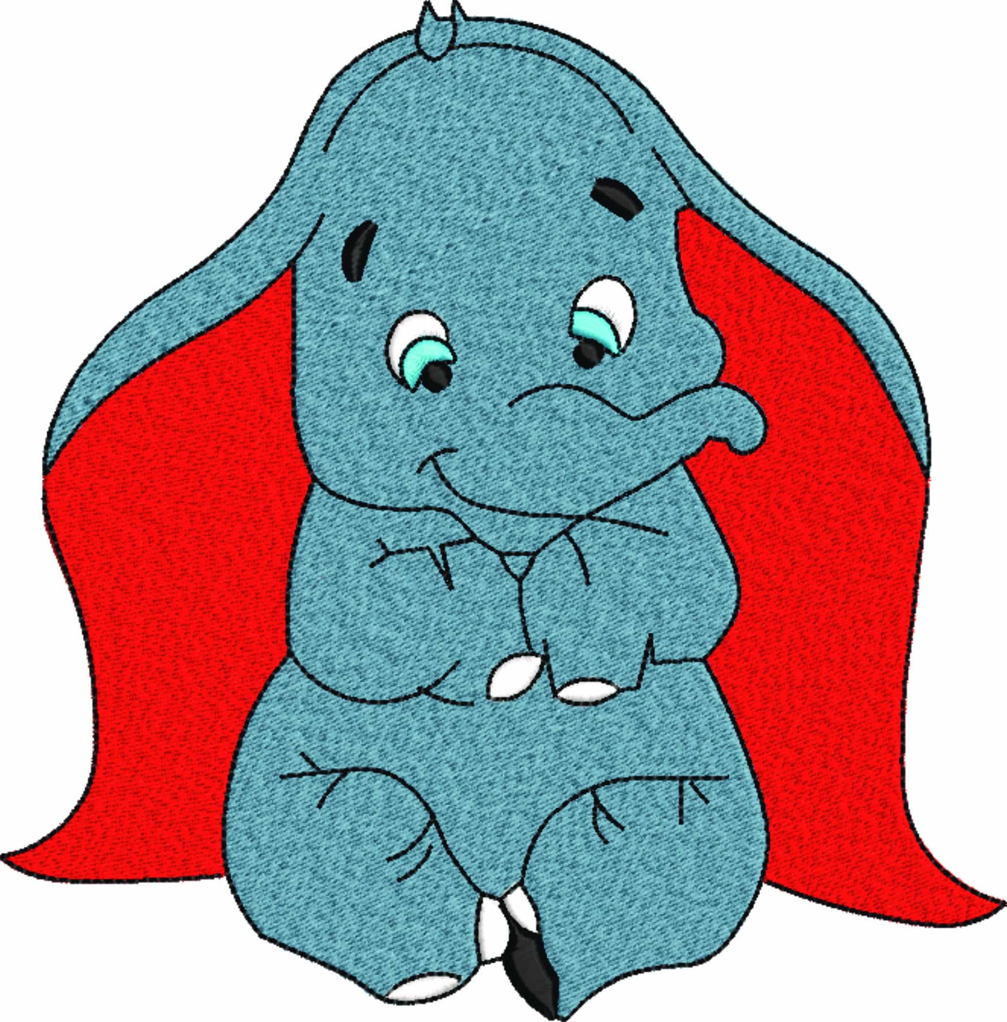 Disney Dumbo - Nike Cartoon embroidery design file - instant download — view 5