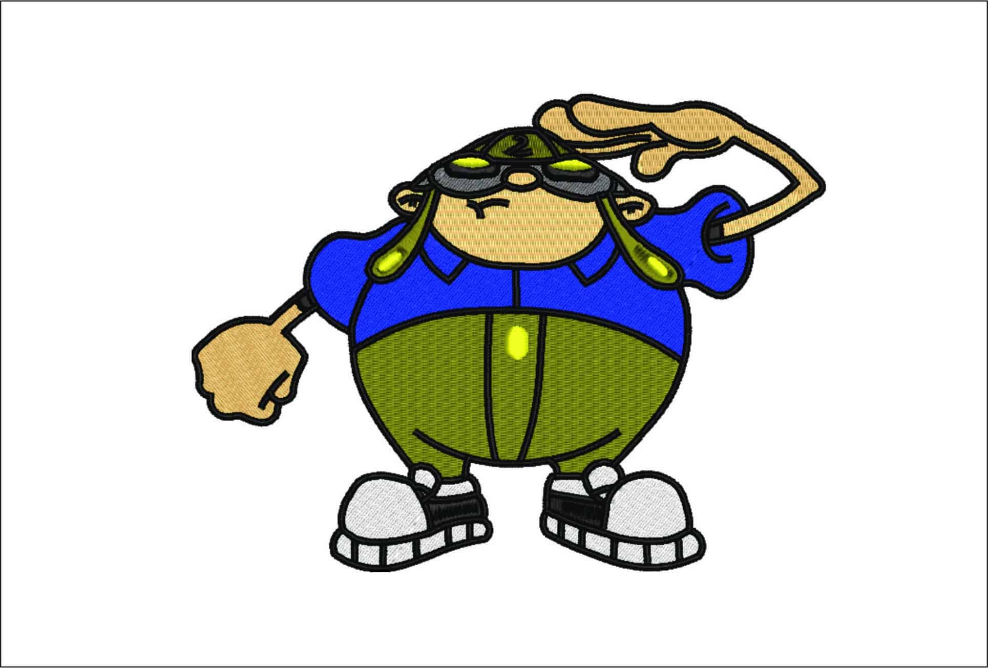 Numbuh 2 - Kid Next Door - Nike Cartoon embroidery design file - instant download