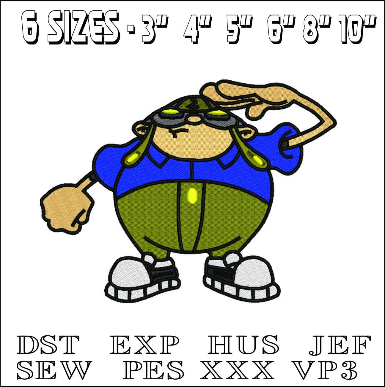 Numbuh 2 - Kid Next Door - Nike Cartoon embroidery design file - instant download — view 2