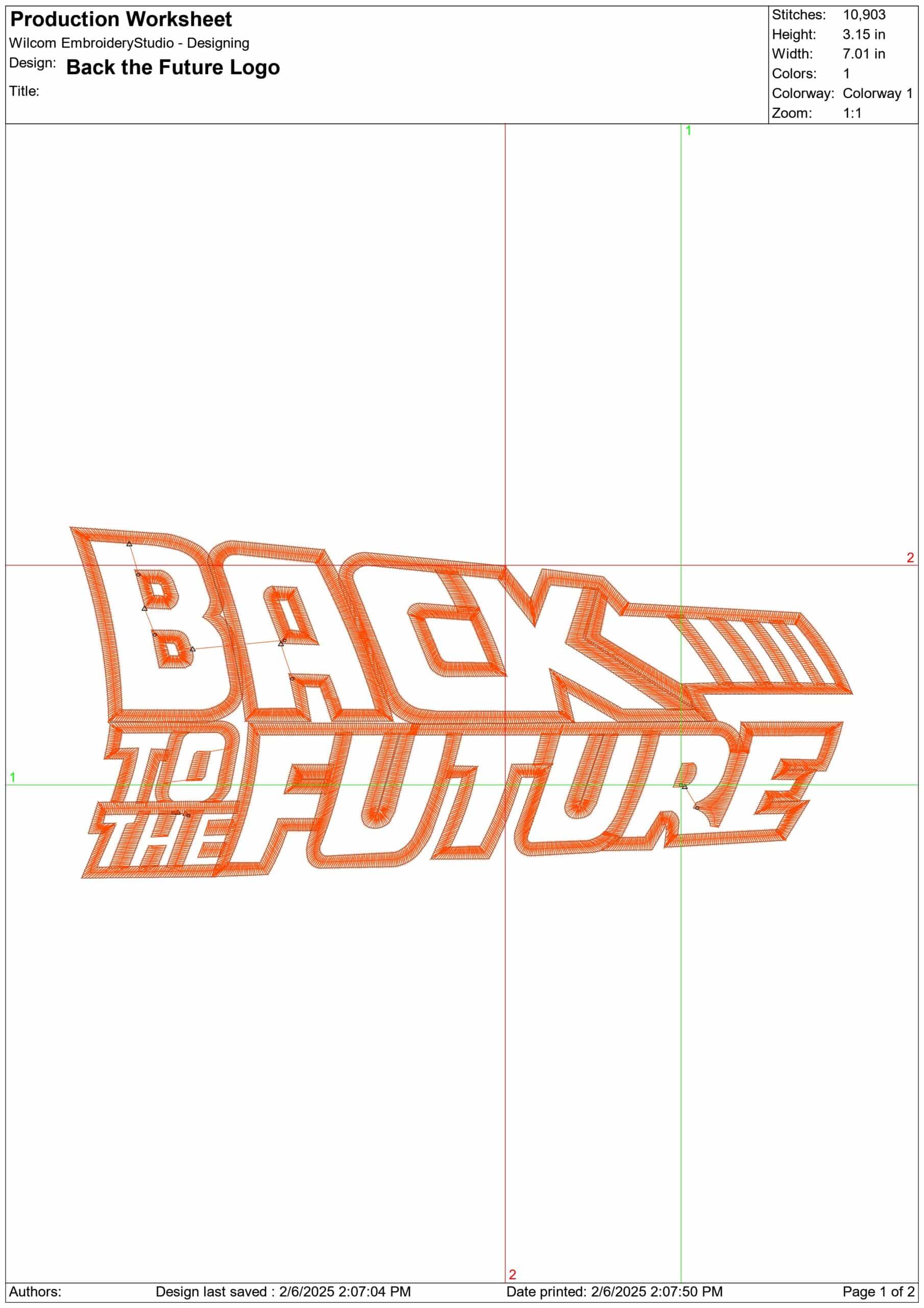 Back to the Future - Nike Car embroidery design - instant download — view 3