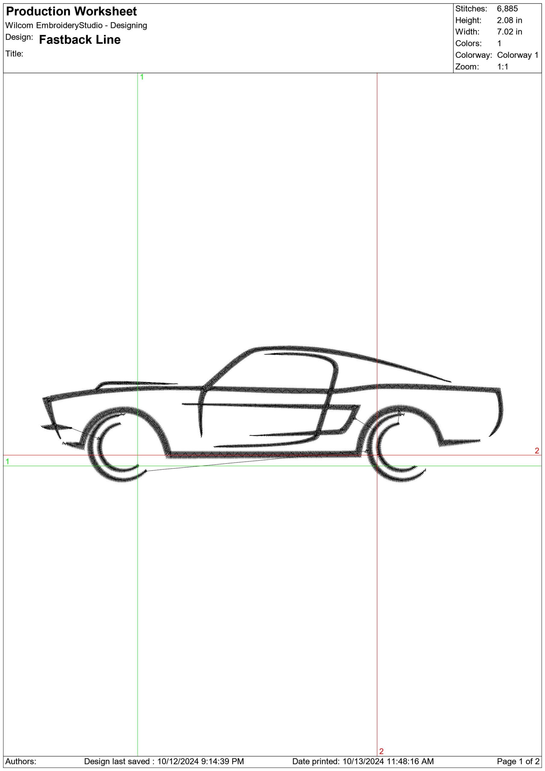 Mustang Fastback Line drawing - Swoosh - Nike Car embroidery design - instant download — view 2