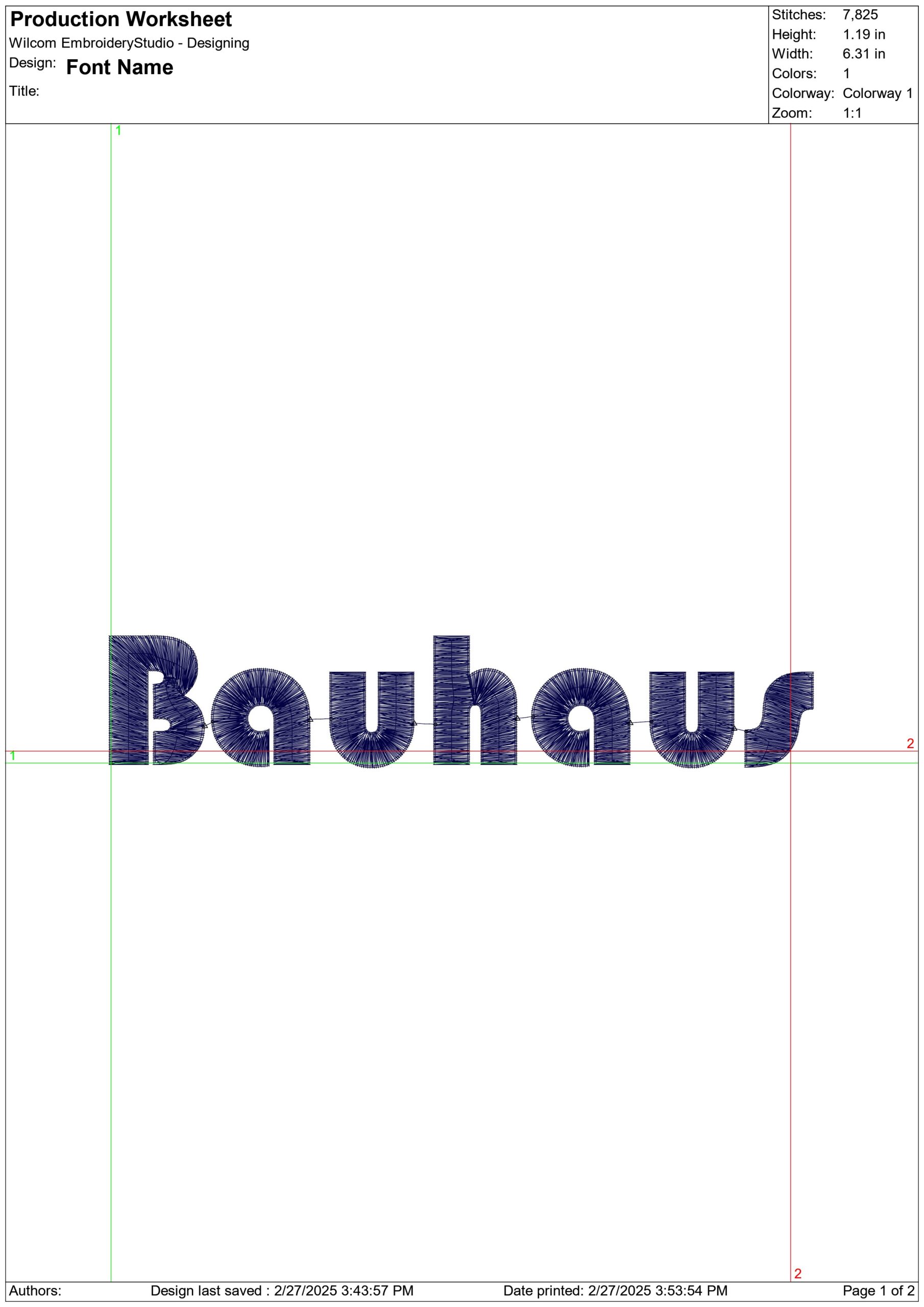 Bauhaus Font Embroidery Font Set - 0.5" 1" 1.5" 2" 2.5" 3"  - Machine Embroidery Alphabet Font - instant download — view 3