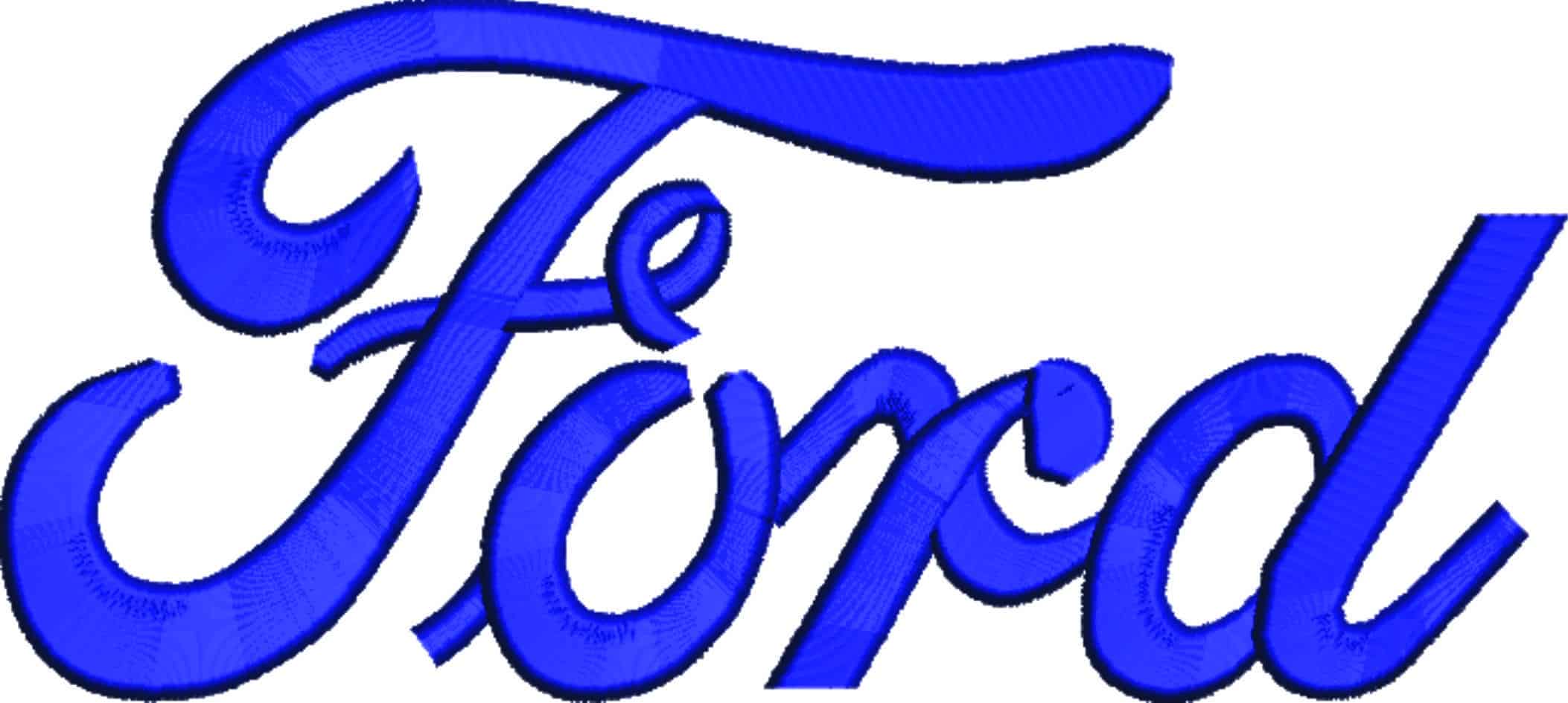 Ford Logo - Swoosh - Nike Car embroidery design - instant download — view 5