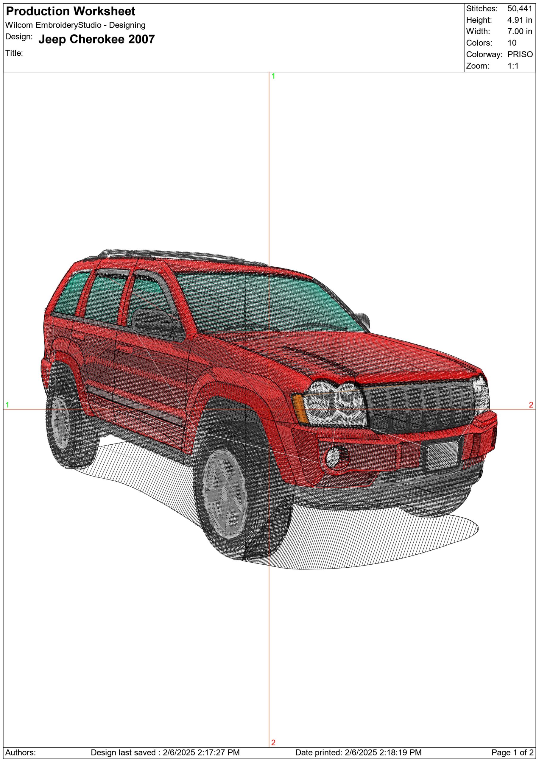 Jeep Cherokee - Swoosh - Nike Car embroidery design - instant download — view 3