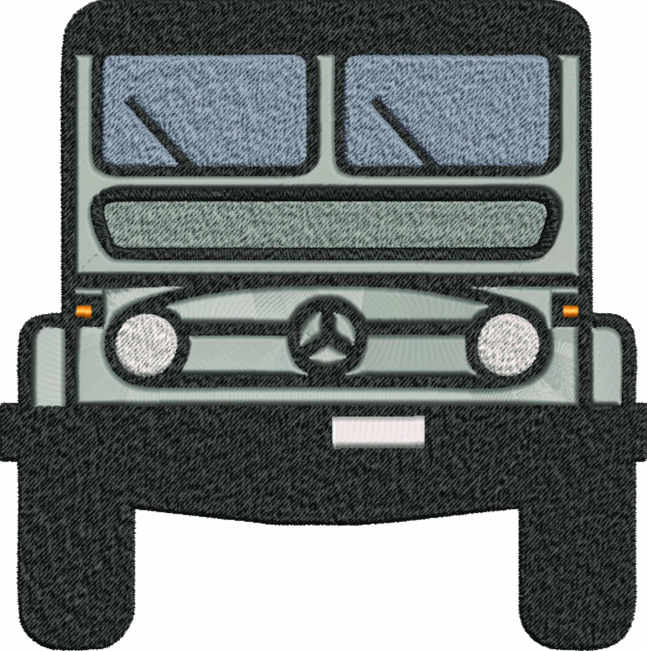 Mercedes G Wagon Stylized - Swoosh - Nike Car embroidery design - instant download — view 4