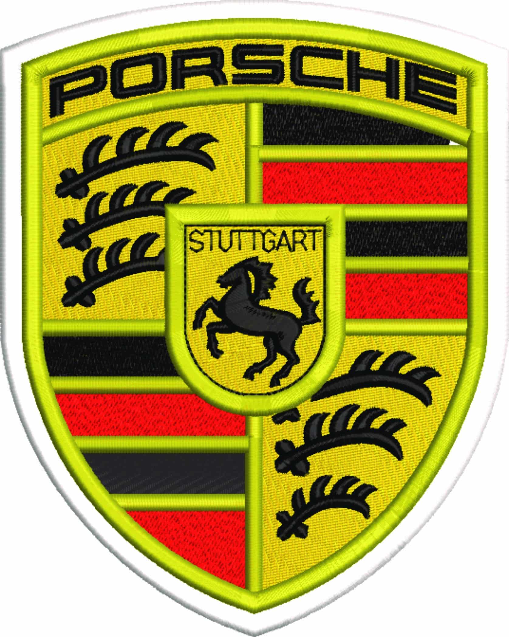 Porsche Logo - Swoosh - Nike Car embroidery design - instant download — view 5