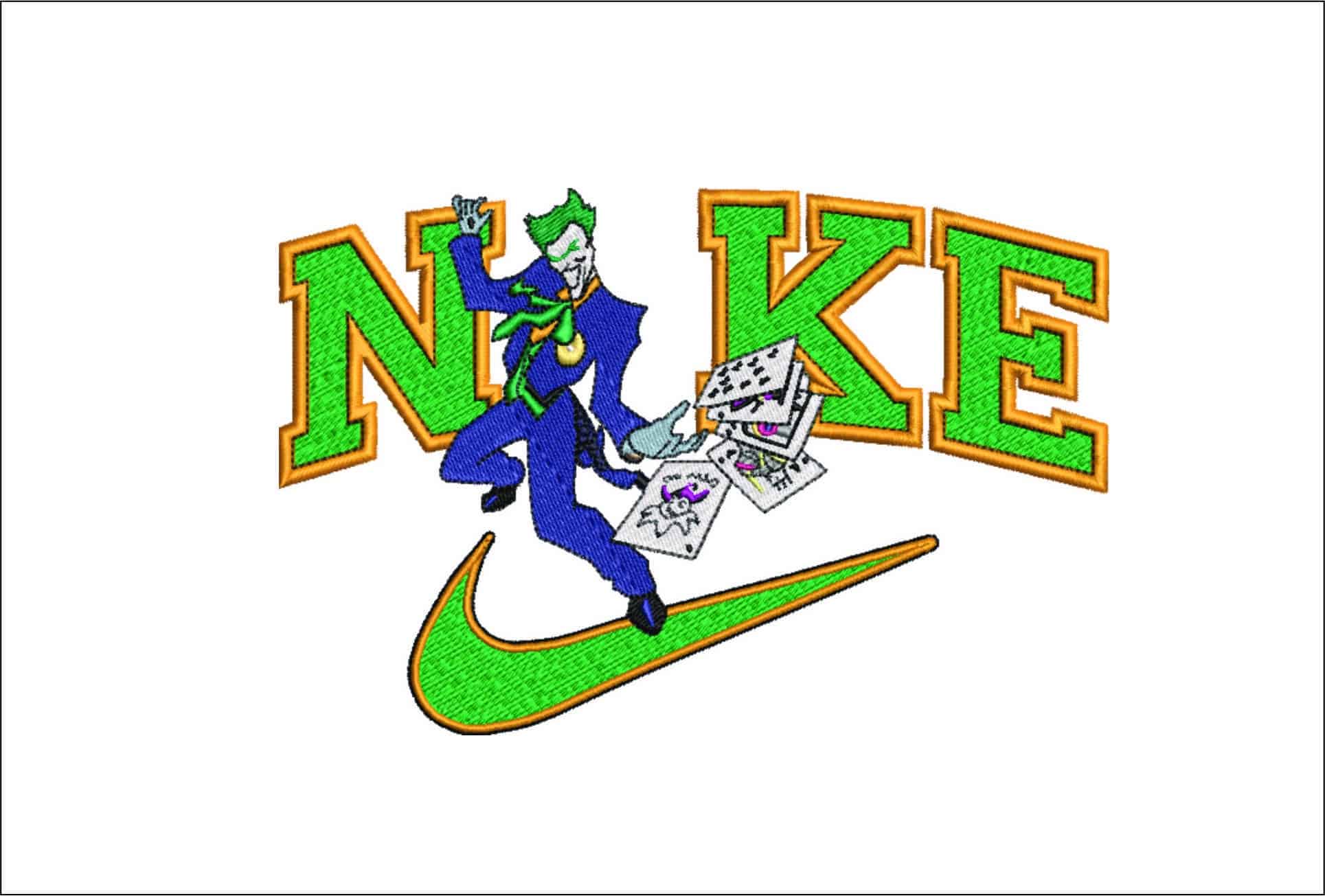 Nike Joke- Nike embroidery design file - instant download