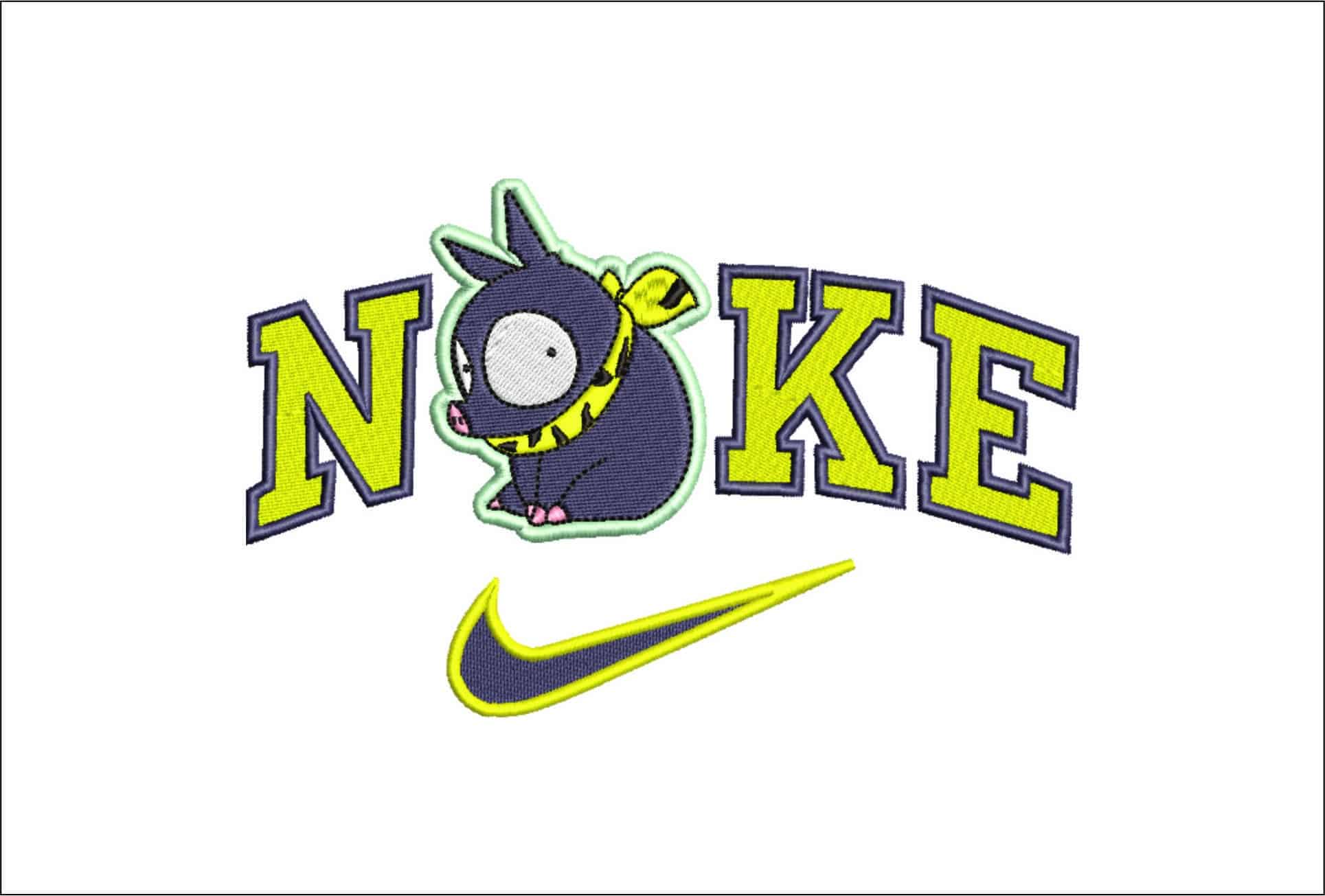 Nike P Chan Ranma-Nike embroidery design file - instant download