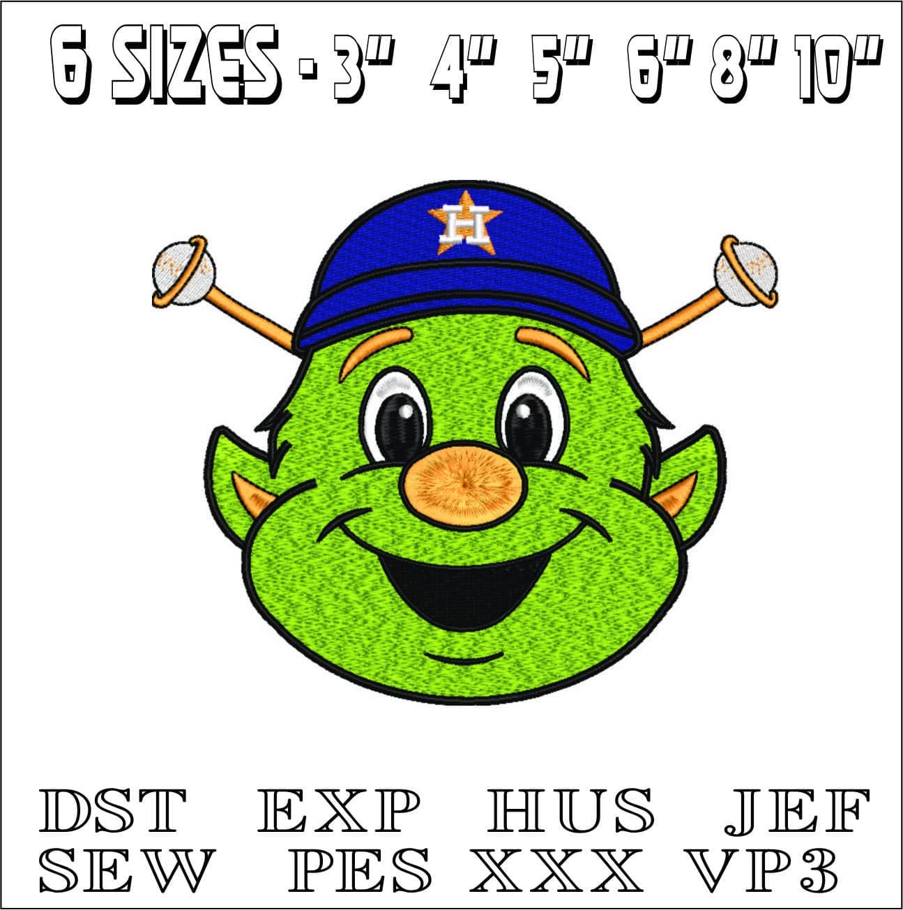 Astros Orbit- Elegant embroidery design file - instant download — view 2