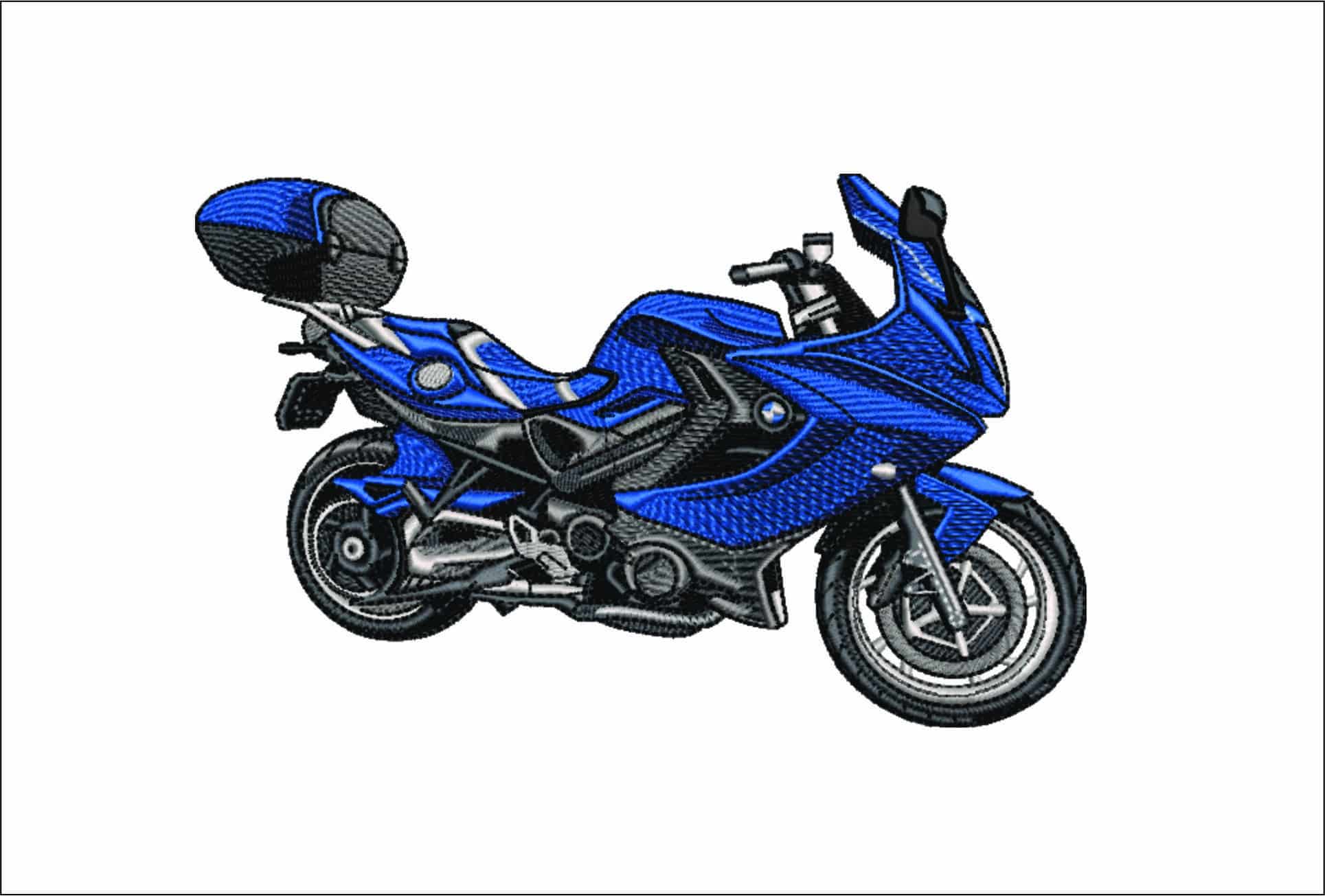 BMW F800 GT 2013- Elegant embroidery design file - instant download