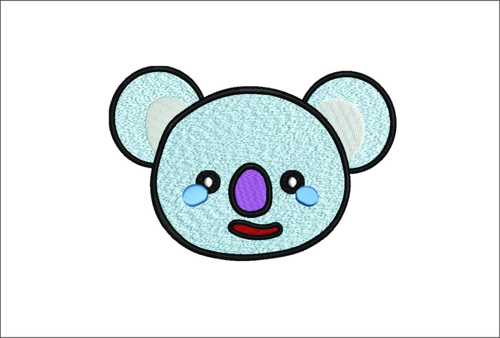 BTS Koya- Elegant embroidery design file - instant download