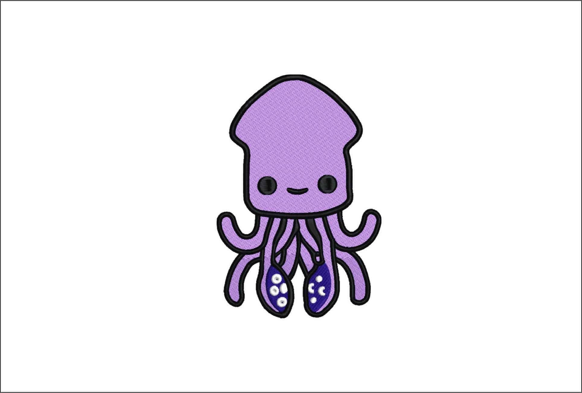 Jelly Fish- Elegant embroidery design file - instant download