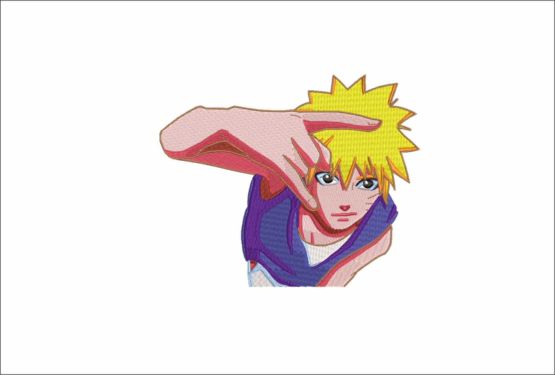 Naruto- Elegant embroidery design file - instant download