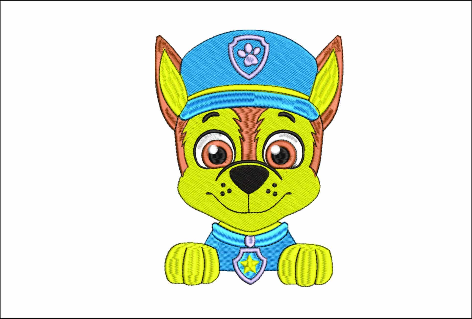 Paw Patrol Puppy- Elegant embroidery design file - instant download