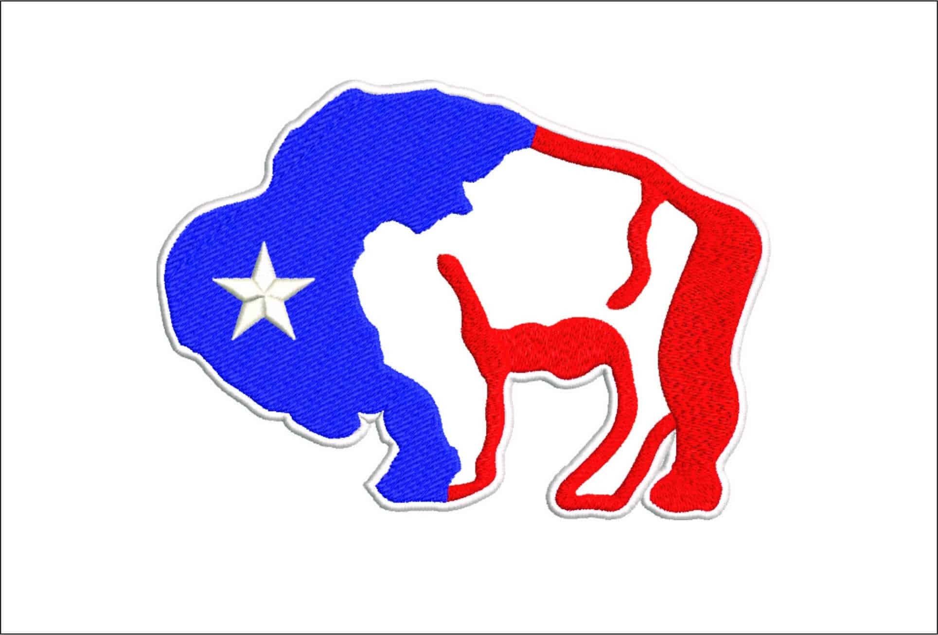 Texas Bull Outline- Elegant embroidery design file - instant download
