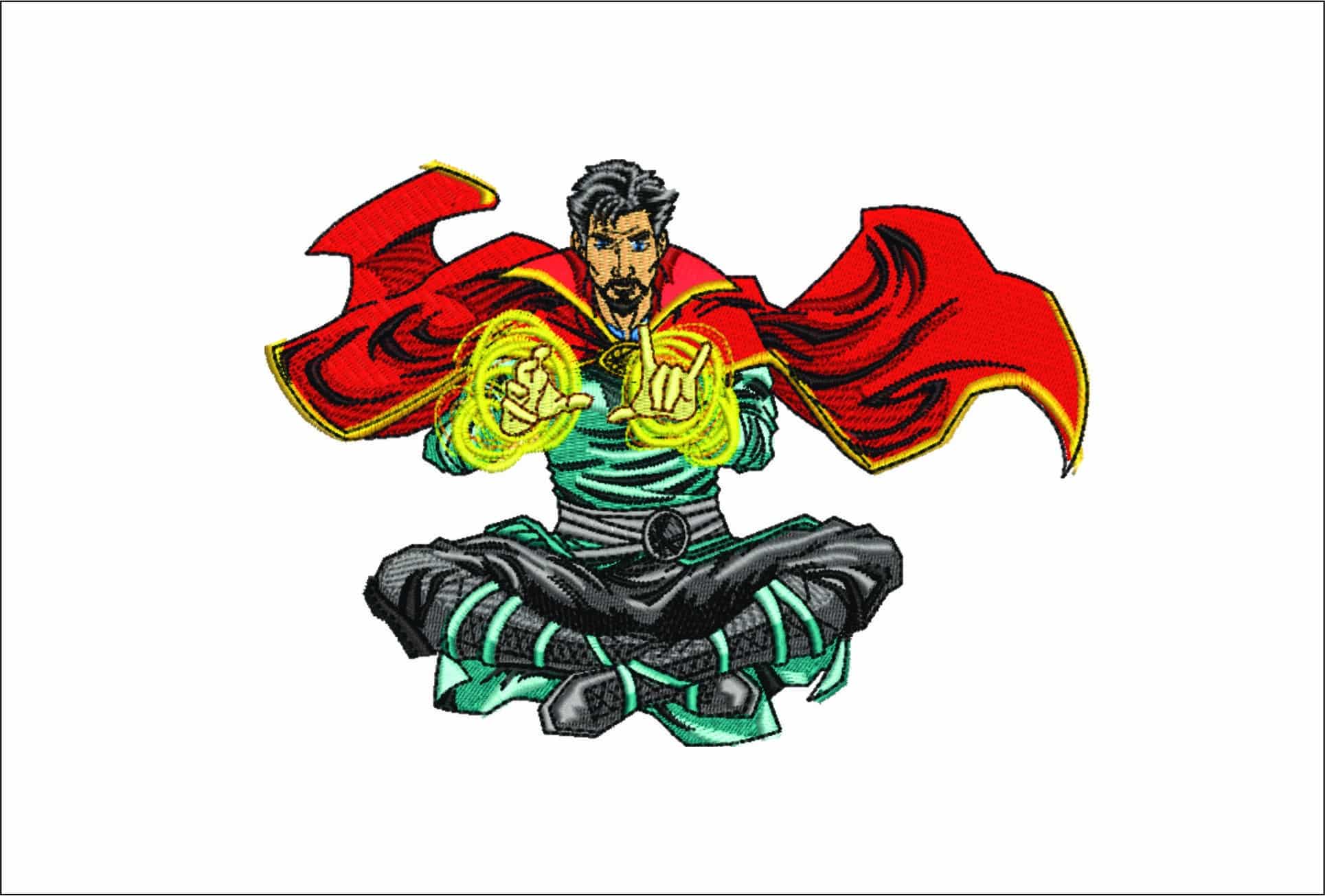 Dr Strange- Elegant embroidery design file - instant download